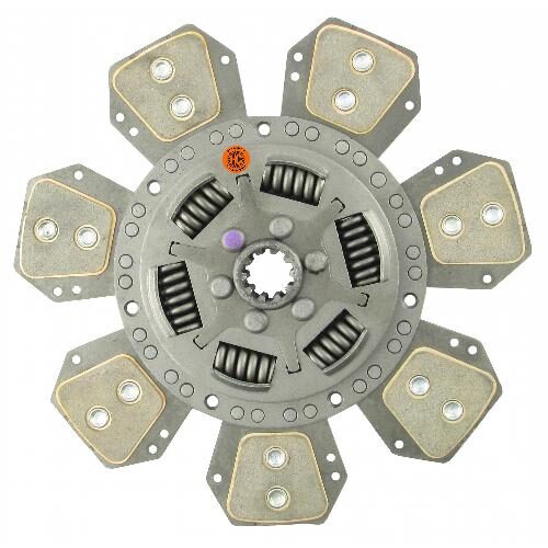 12-5/8" Transmission Disc, 7 Pad, w/ 1-1/4" 10 Spline Hub - New