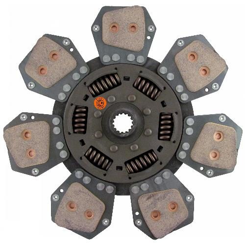 12-5/8" Transmission Disc, 7 Pad, w/ 1" 15 Spline Hub - New