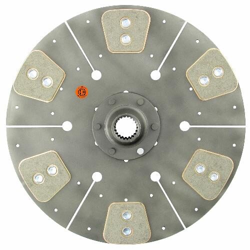 15" Transmission Disc, 6 Pad, w/ 1-3/8" 21 Spline Hub - Reman