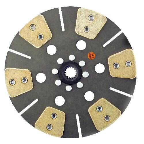 11" Transmission Disc, 6 Pad, w/ 1" 15 Spline Hub - New