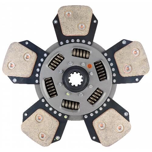 12-7/8" Transmission Disc, 5 Pad, w/ 1-1/4" 10 Spline Hub - New
