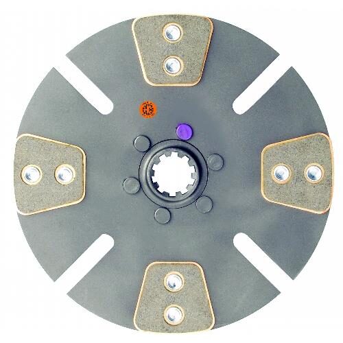 10" Transmission Disc, 4 Pad, w/ 1-3/8" 10 Spline Hub - New