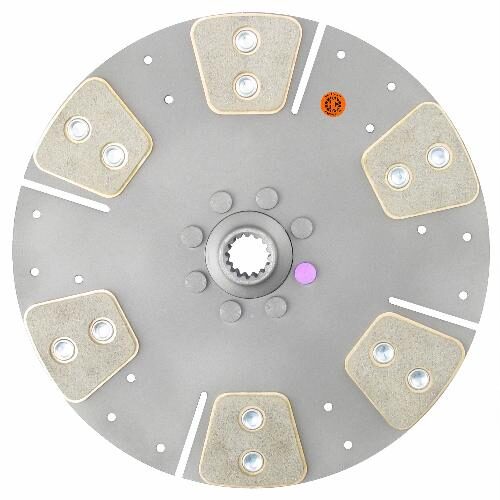 11" Transmission Disc, 6 Pad, w/ 1" 15 Spline Hub - New