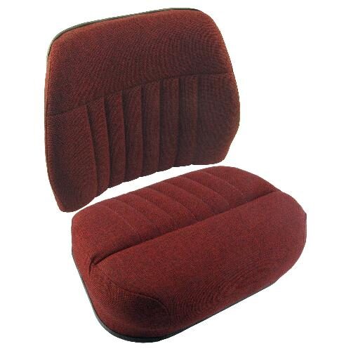 Cushion Set, Red Fabric, Deluxe Style - (2 pc.)