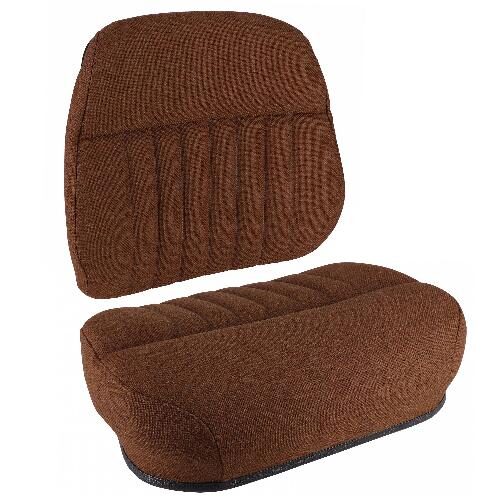 Cushion Set, Brown Fabric, Deluxe Style - (2 pc.)