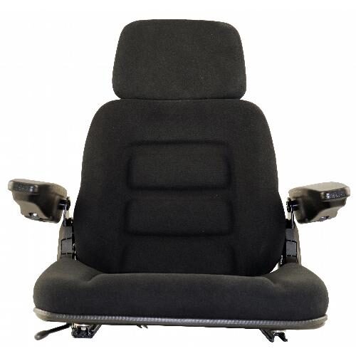 High Back Seat, Black Fabric