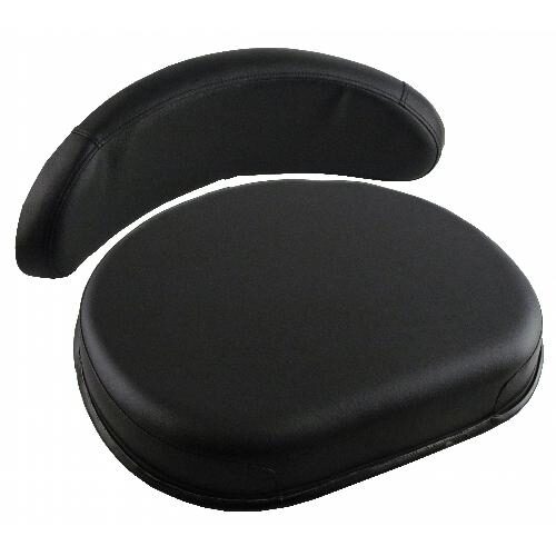 Cushion Set, Black Vinyl - (2 pc.)