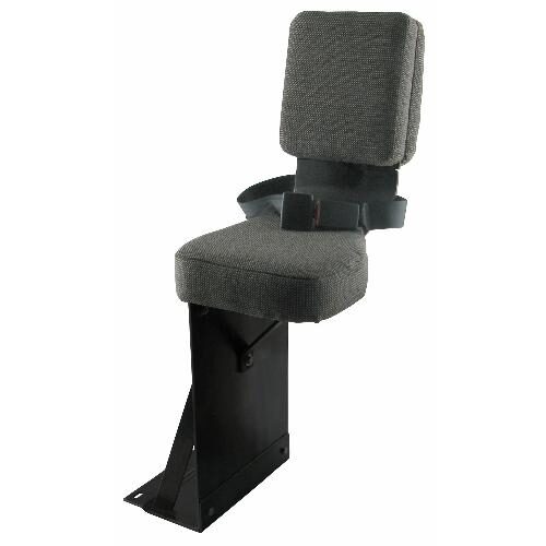 Side Kick Seat, Gray Fabric, for Case IH 7100, 7200 &amp; 8900 Series