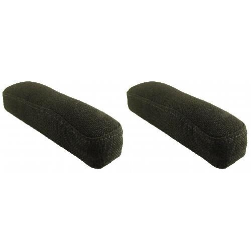 Arm Rest Set, Black Fabric