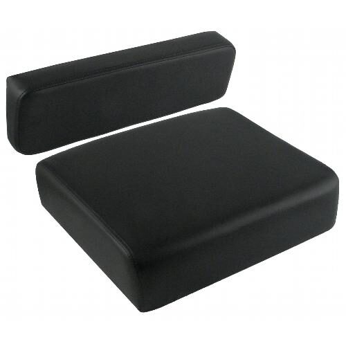 Cushion Set, Black Vinyl - (2 pc.)