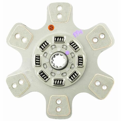 15-1/2" Transmission Disc, 6 Pad, w/ 1-3/4" 10 Spline Hub - Reman