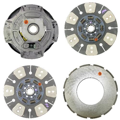 14" Dual Disc Clutch Kit, w/ Bearing &amp; Intermediate Plate - Reman