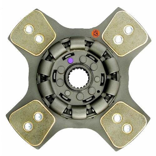 12" Transmission Disc, 4 Pad, w/ 1-1/2" 19 Spline Hub - Reman