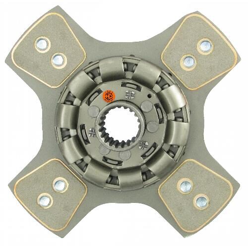 12" Transmission Disc, 4 Pad, w/ 1-3/4" 20 Spline Hub - New