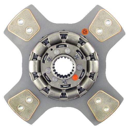 12" Transmission Disc, 4 Pad, w/ 1-3/4" 20 Spline Hub - New