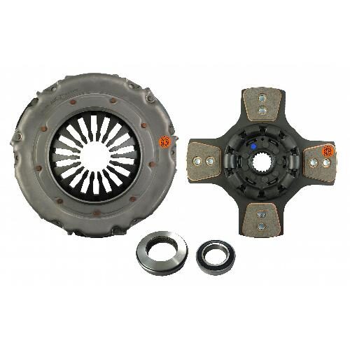 12" Diaphragm Clutch Kit, w/ 4 Large Pad Disc &amp; Bearings - Reman