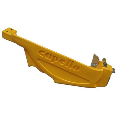 Poly Folding Fender Right Hand Yellow 30 Inch Spacing