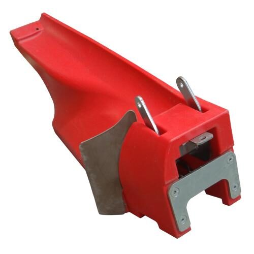 Poly Fender Left Hand Red 20 Inch or 22 Inch Spacing