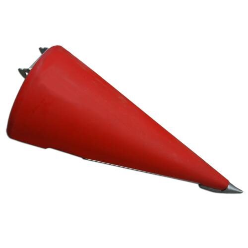 Poly Center Snout Red 22 Inch Spacing