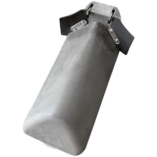 Poly Center Hood Gray 22 Inch Spacing
