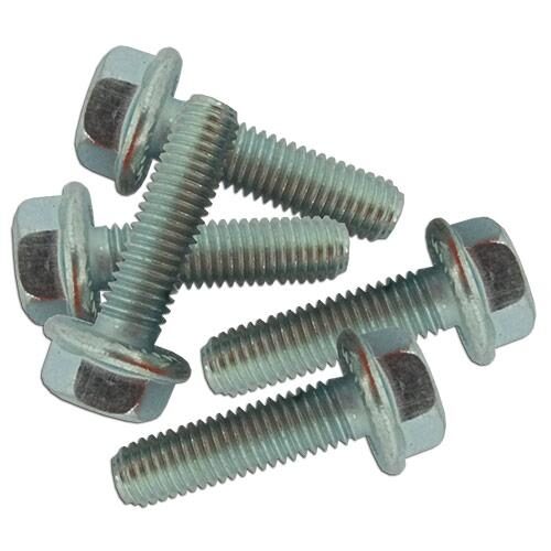 Serrated Flange Bolt, M8x30, Pack of 5