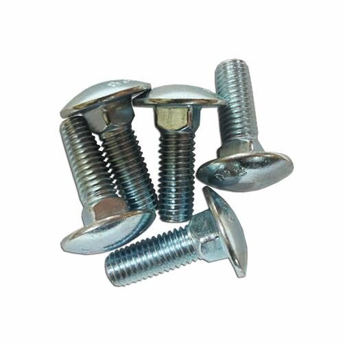 Carriage Bolt, M8 x 25mm 1.25 Pitch, Package of 5