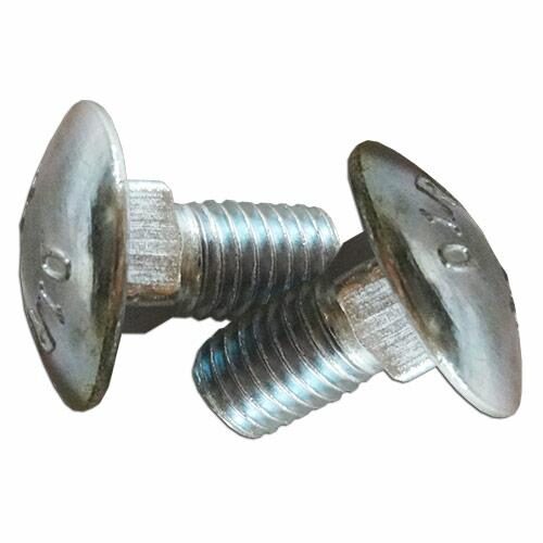 Carriage Bolt, M10 x 20mm 1.5 Pitch, Package of 2