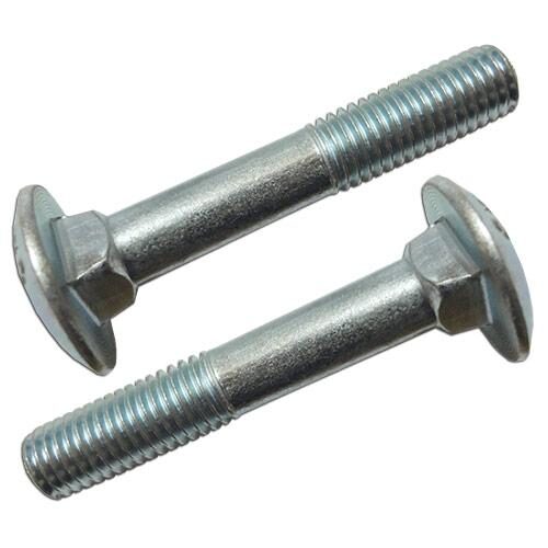Carriage Bolt, M10 x 60mm 1.50 Pitch, Package of 2