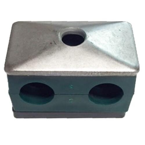 Double Pipe Clamp, Steel Hydraulic Lines